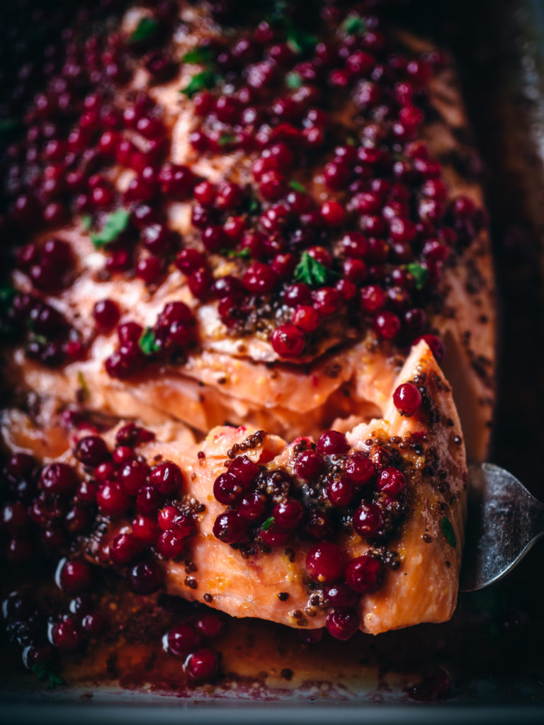Quick-Cured Lingonberry Salmon