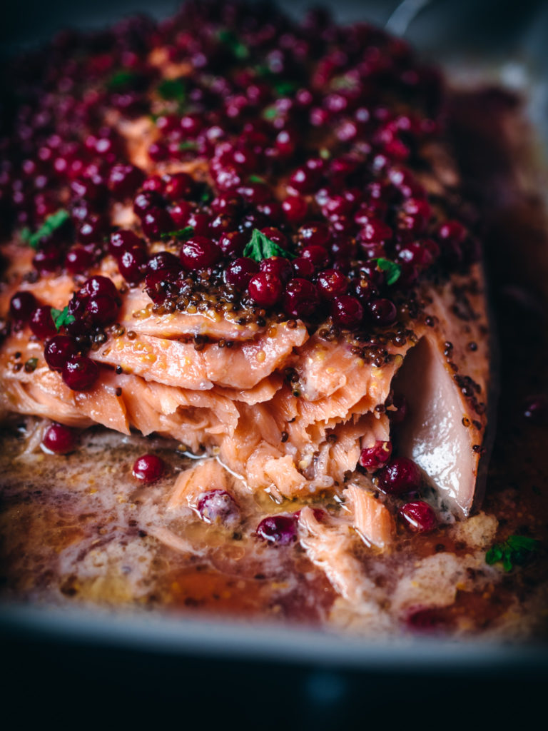 Quick-Cured Lingonberry Salmon