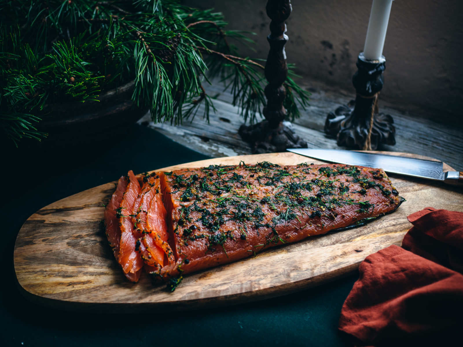 Winter Spiced Gravlax