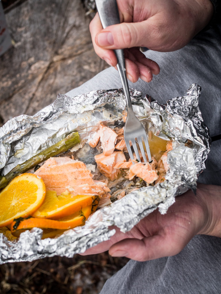 Salmon with Orange and Dill Foil Packets