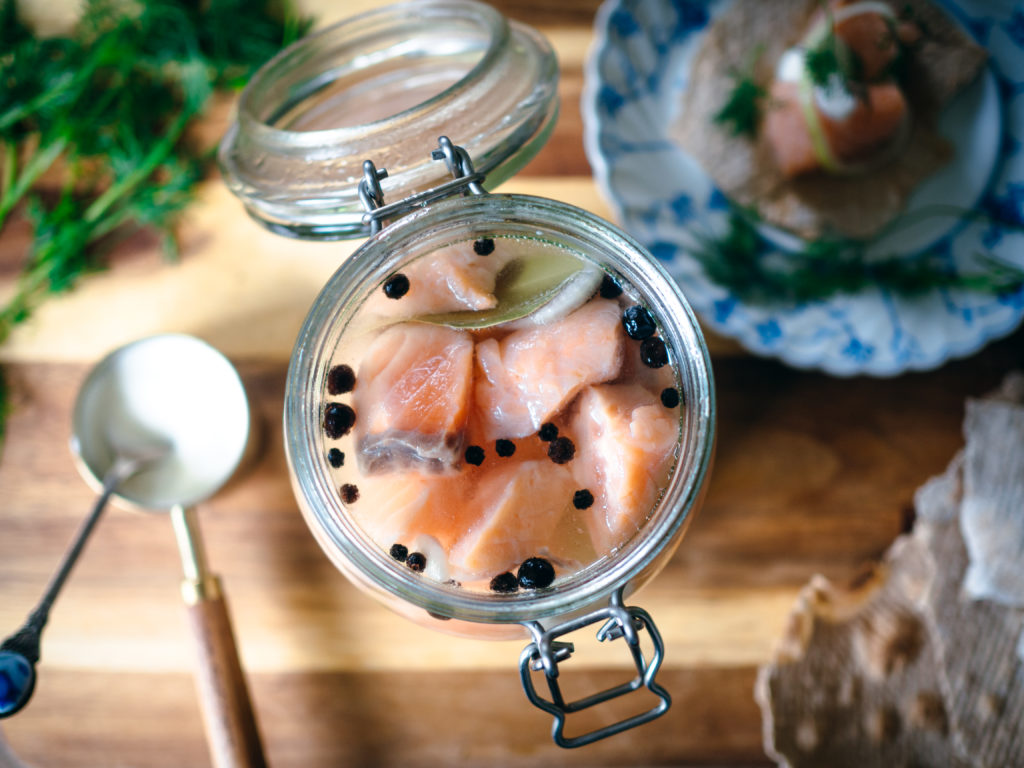Pickled Salmon (syltet laks)