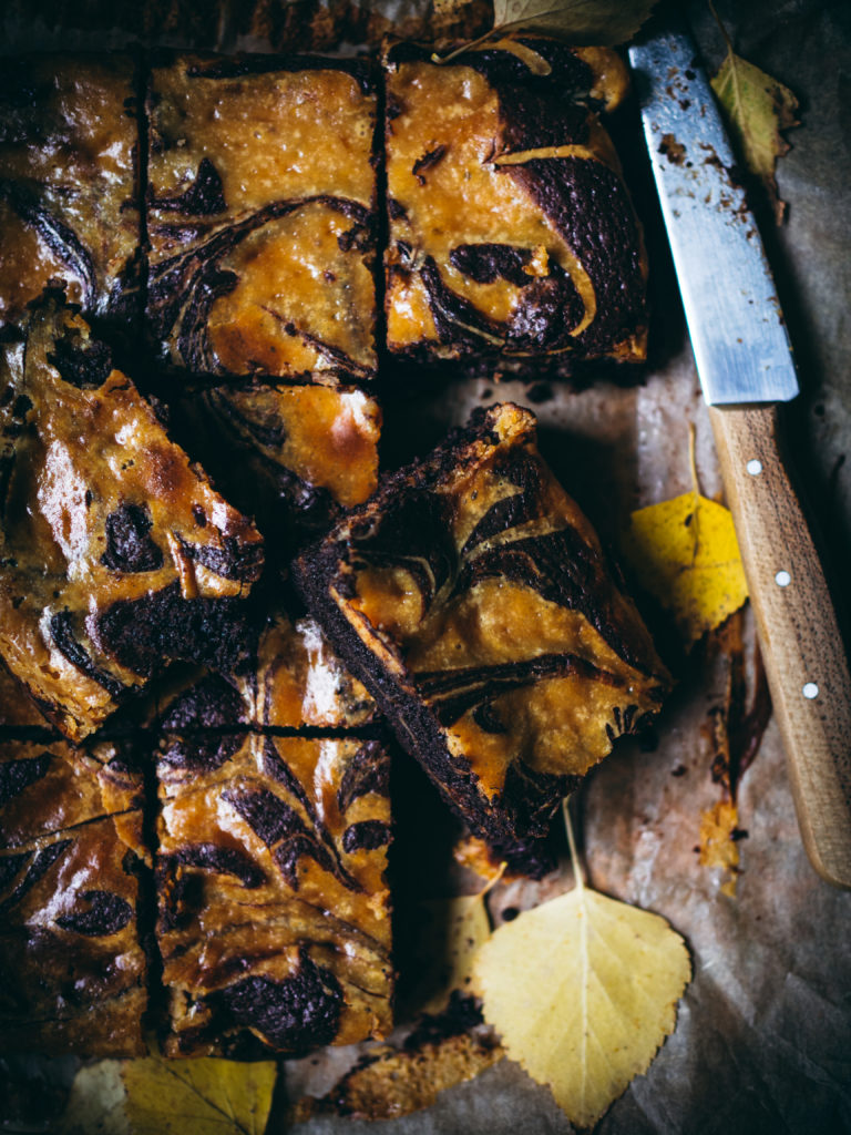 brown cheese brownies