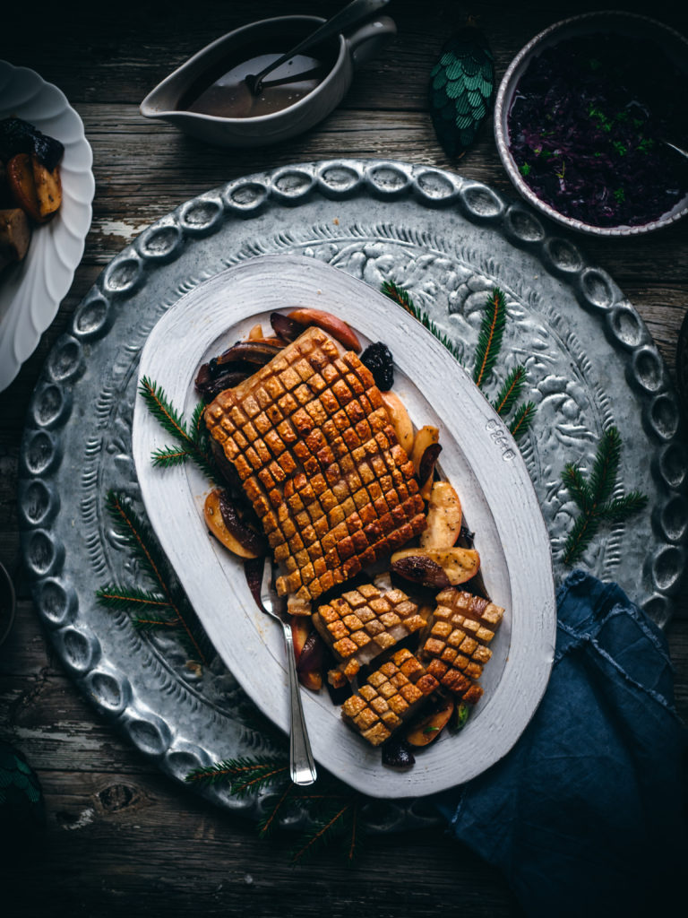 Norwegian Roasted Pork Belly (Ribbe)