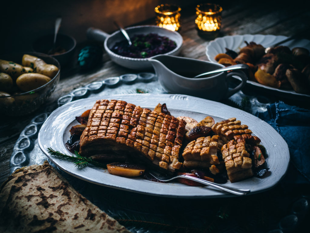 Norwegian Roasted Pork Belly (Ribbe)