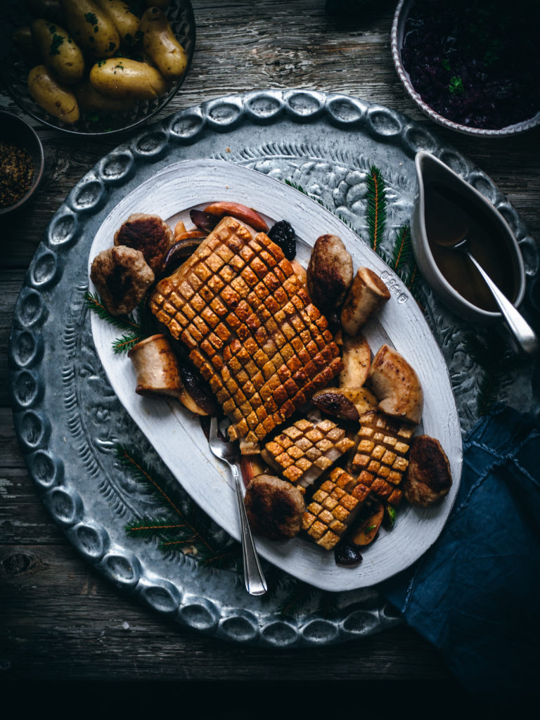 Norwegian Roasted Pork Belly (Ribbe)