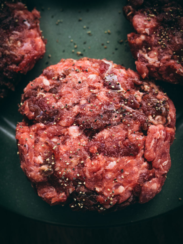 reindeer and beef burger