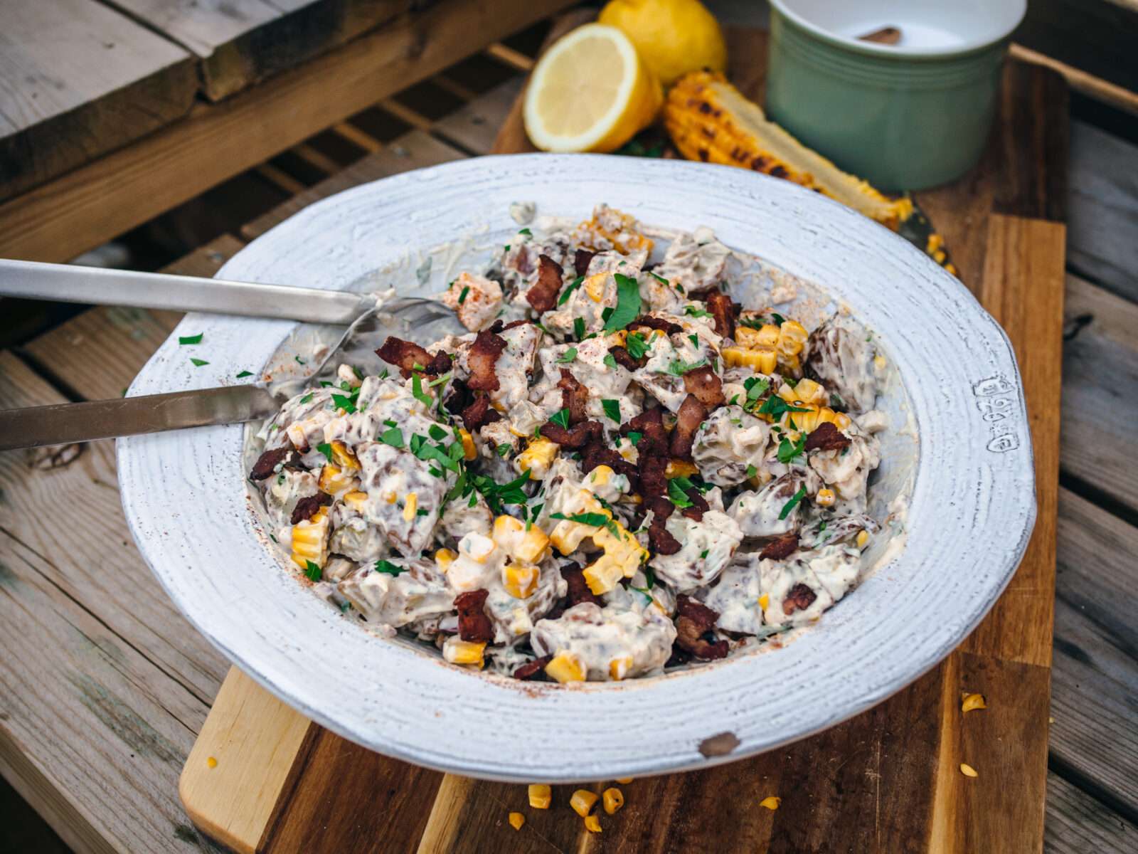 Creamy Grilled Potato Salad