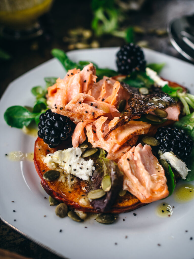 Steelhead Trout with Roasted Pumpkin
