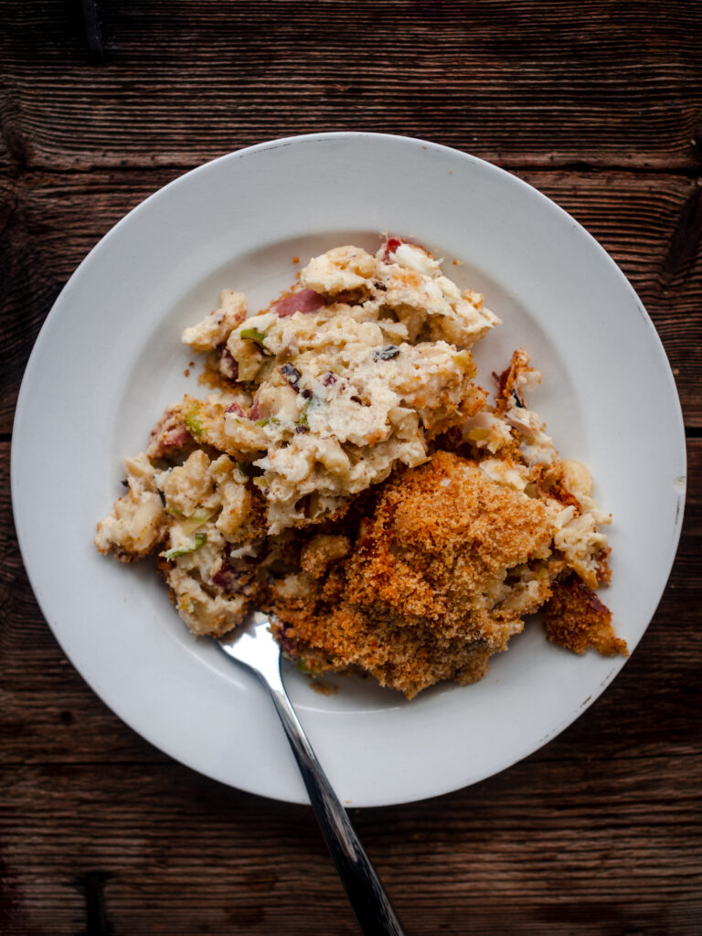 bacon fish casserole (fiskegrateng)