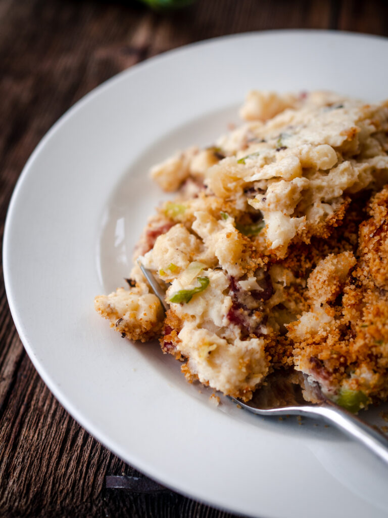 bacon fish casserole (fiskegrateng)