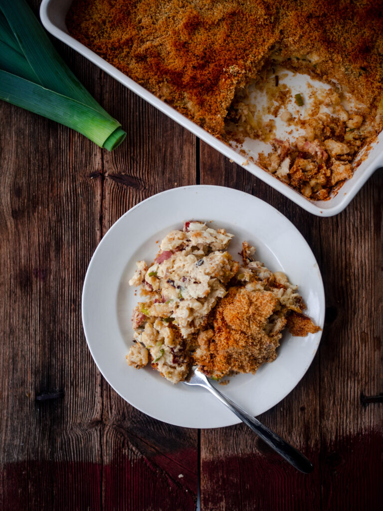 bacon fish casserole (fiskegrateng)