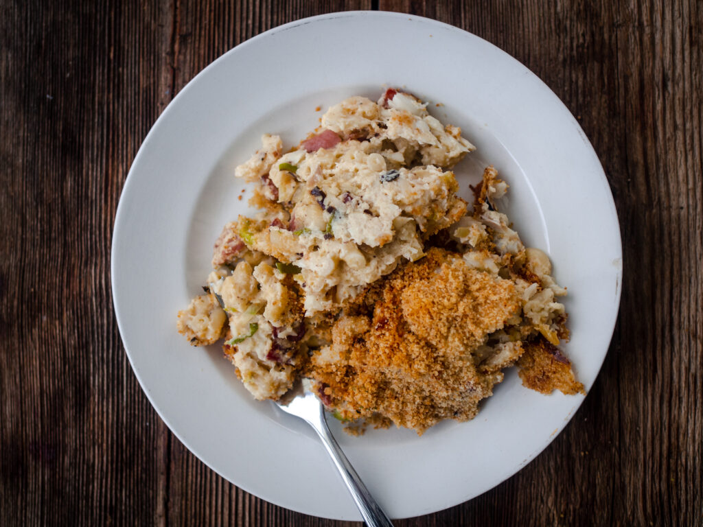 bacon fish casserole (fiskegrateng)